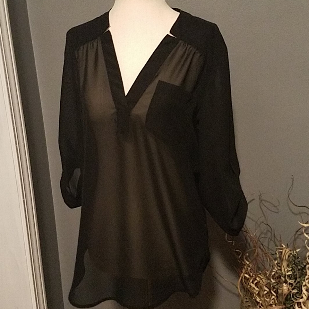 Maurices sheer black